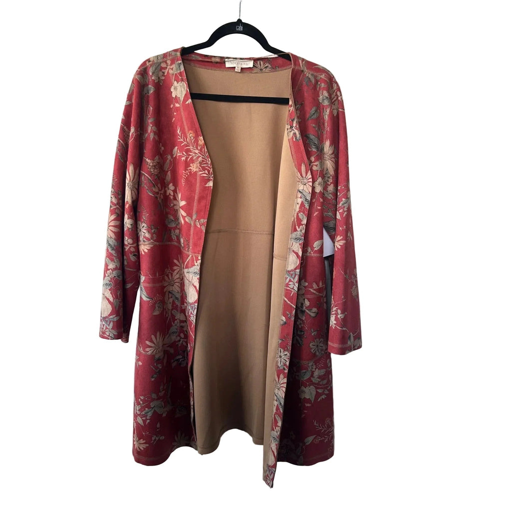 Blazer By Solitaire In Red & Tan, Size: Xl