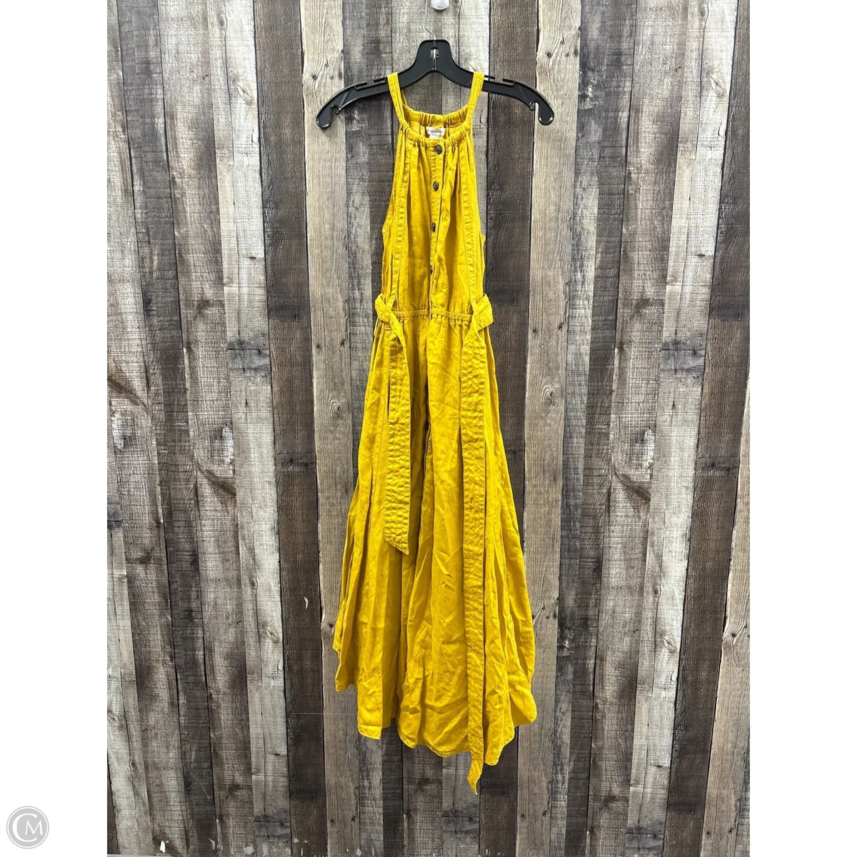 Dress Casual Midi By Banana Republic In Yellow, Size: Xs