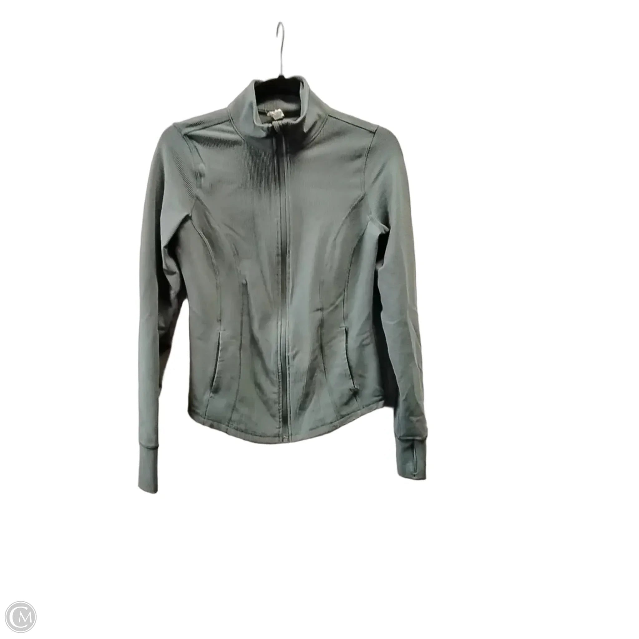 Athletic Jacket By 90 Degrees By Reflex In Green, Size: S