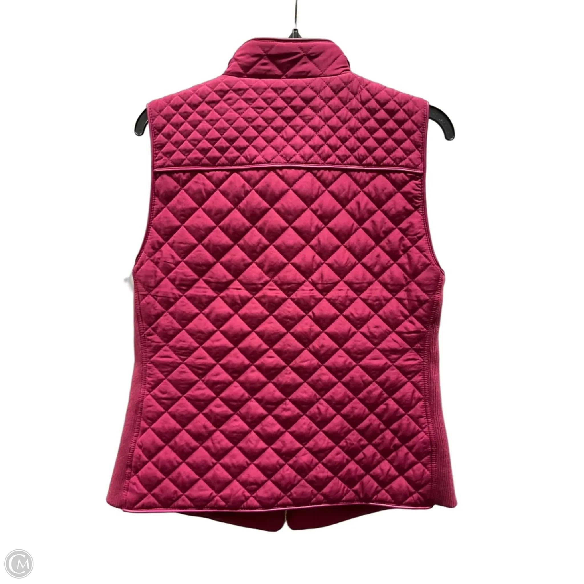 Vest Puffer & Quilted By Chicos In Maroon, Size: M