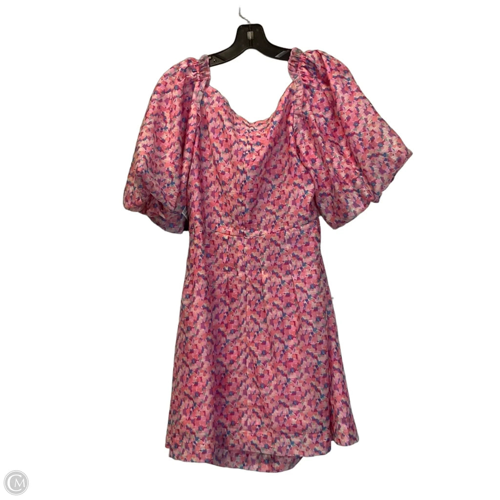 Dress Casual Short By Clothes Mentor In Pink, Size: M