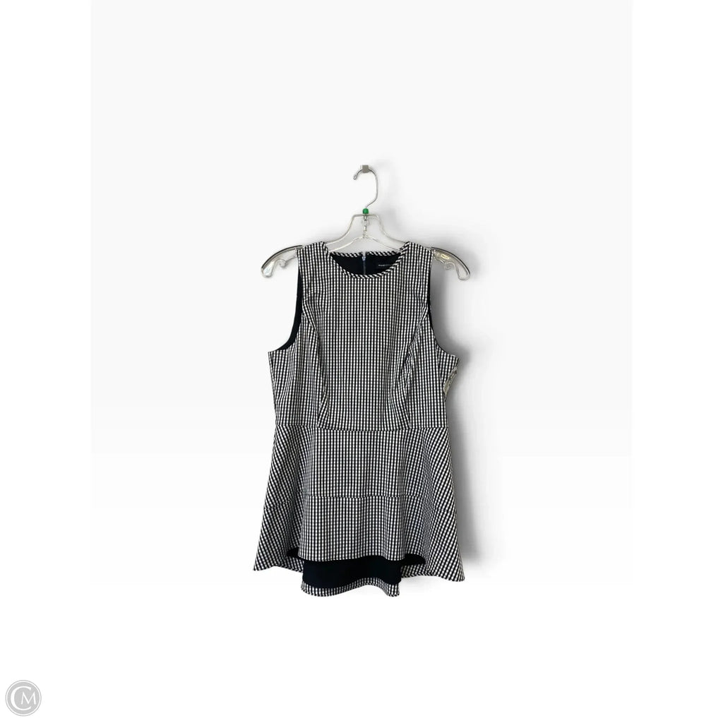 Top Sleeveless By White House Black Market In Black & White, Size: 8p