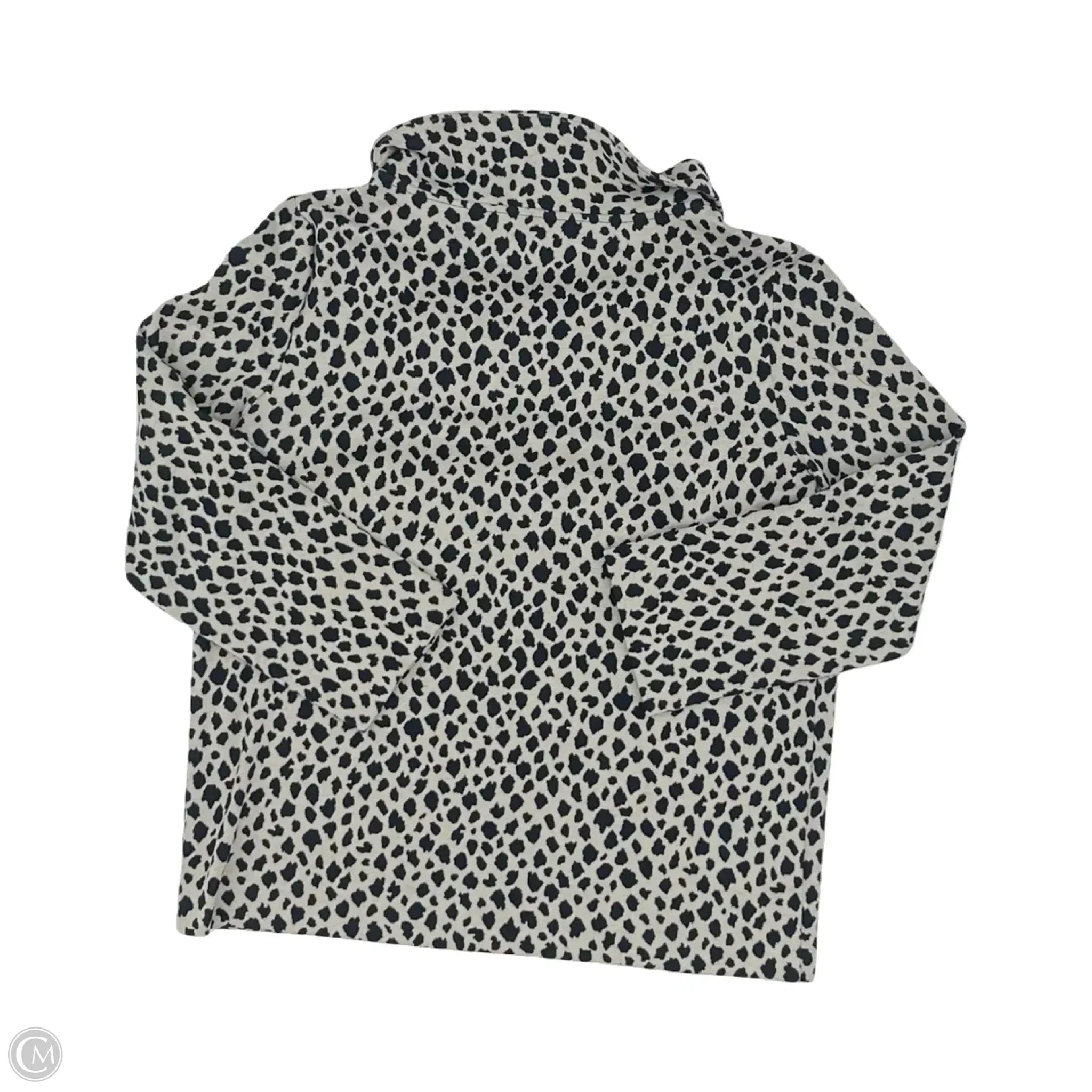 Top Long Sleeve By Ann Taylor In Animal Print, Size: M