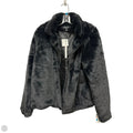 Jacket Faux Fur & Sherpa By Love Tree In Black, Size: M