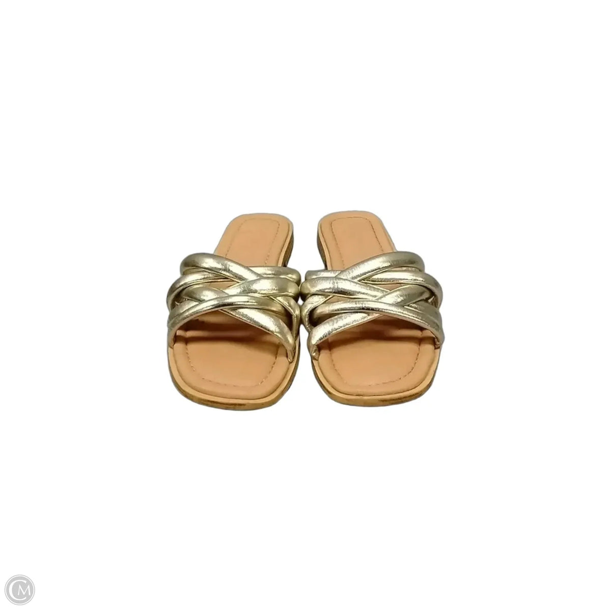 Sandals Flats By Universal Thread In Gold, Size: 7.5