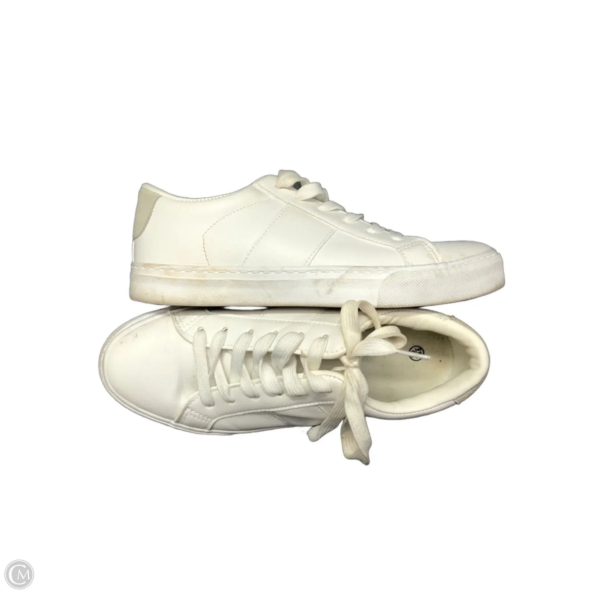 Shoes Sneakers By Clothes Mentor In White, Size: 8.5