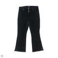 Jeans Boot Cut By Abercrombie And Fitch In Black Denim, Size: 14