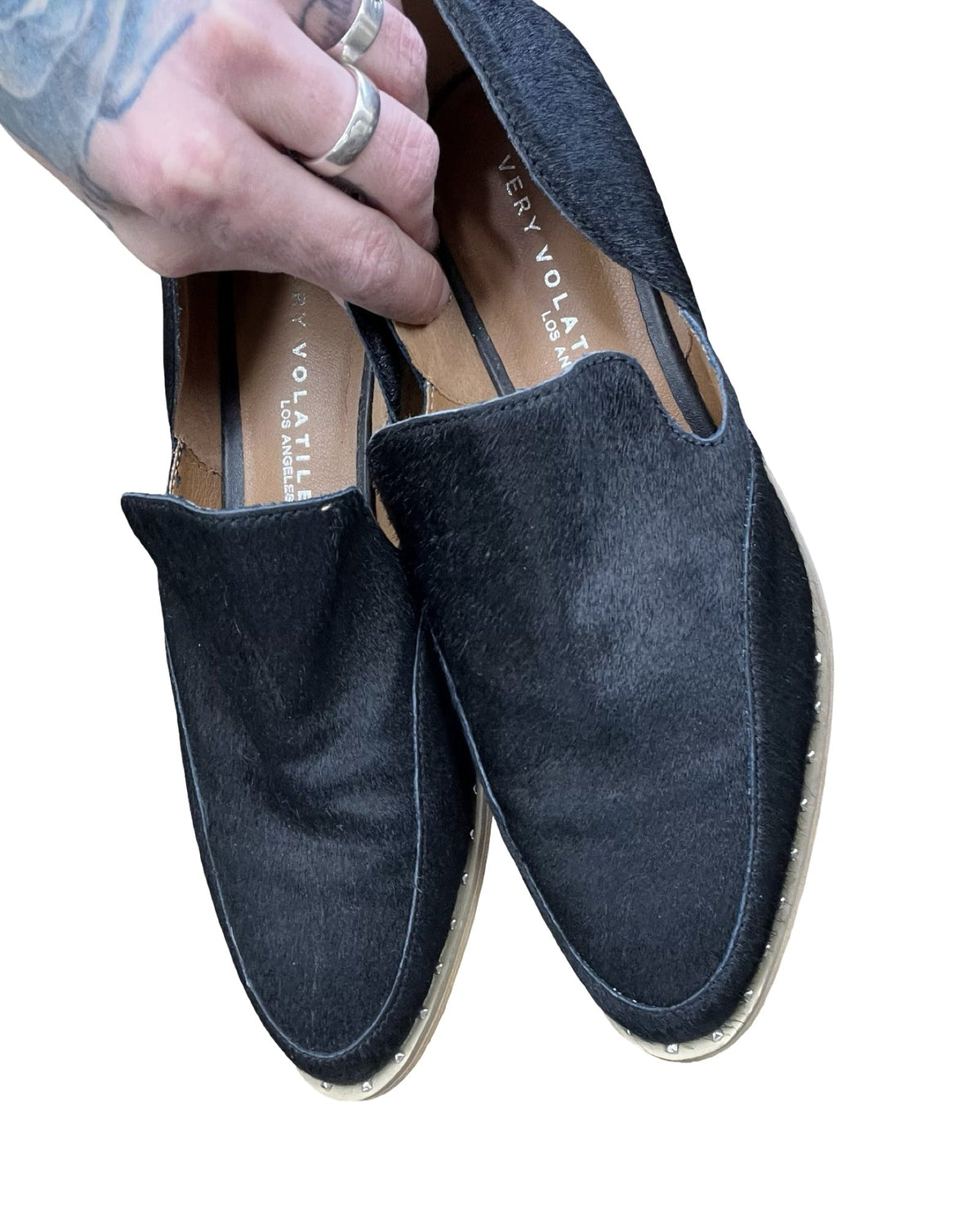 Shoes Flats By Very Volatile In Black, Size:8
