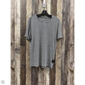 Top Long Sleeve Designer By All Saints In Striped Pattern, Size: S