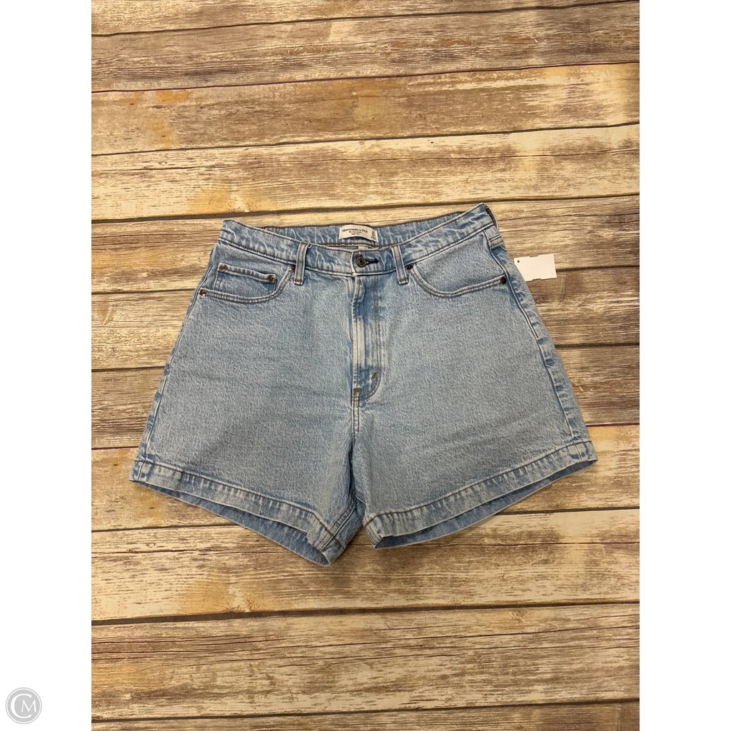 Shorts By Abercrombie And Fitch In Blue Denim, Size: 12