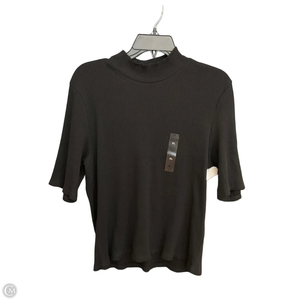 Top Short Sleeve Basic By Old Navy In Black, Size: Xl