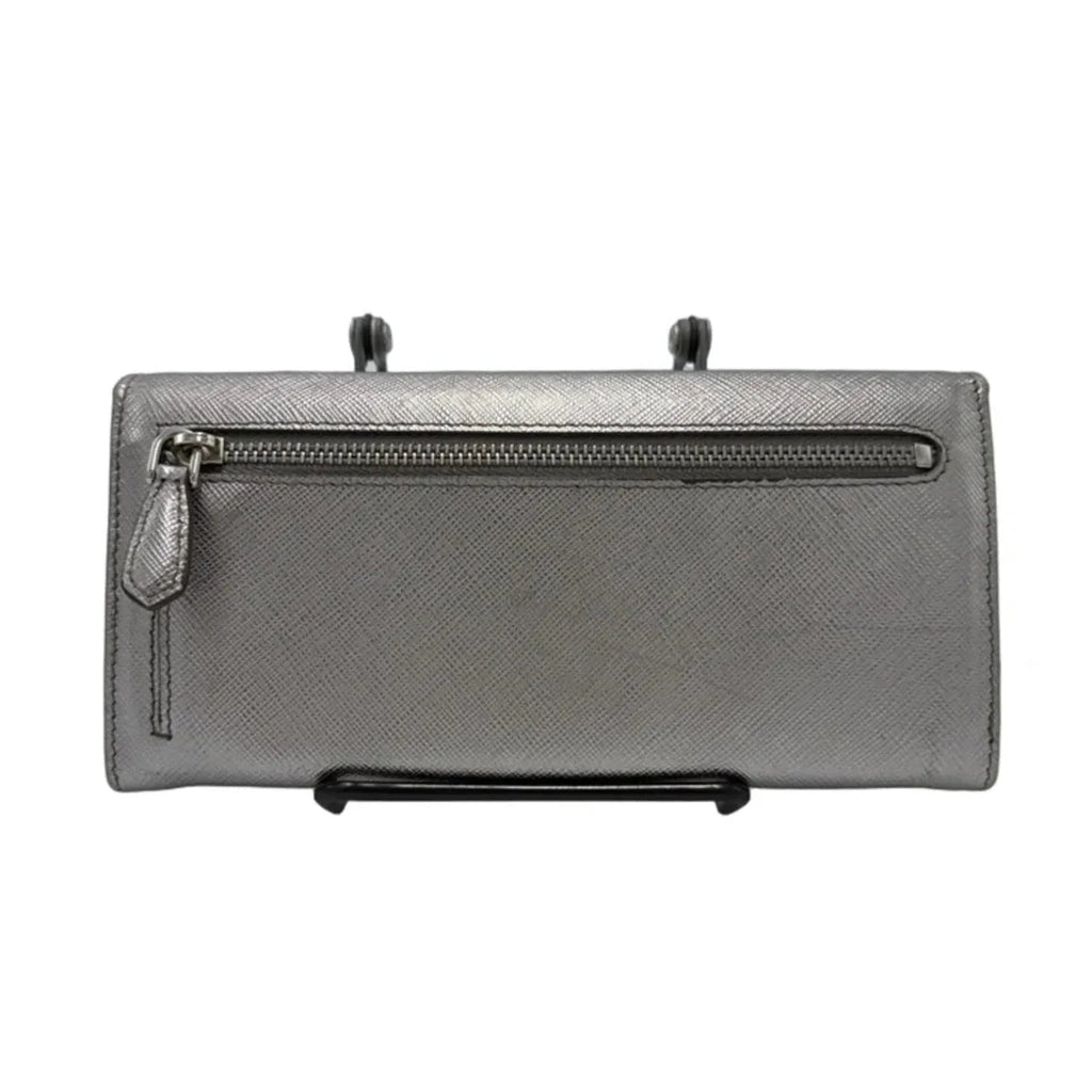 Prada Saffiano Continental Flap Luxury Wallet