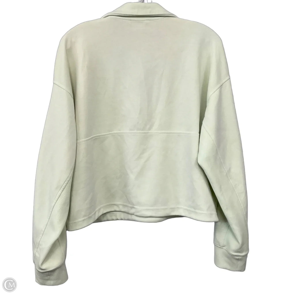 Sweatshirt Collar By Athleta In Green, Size: L