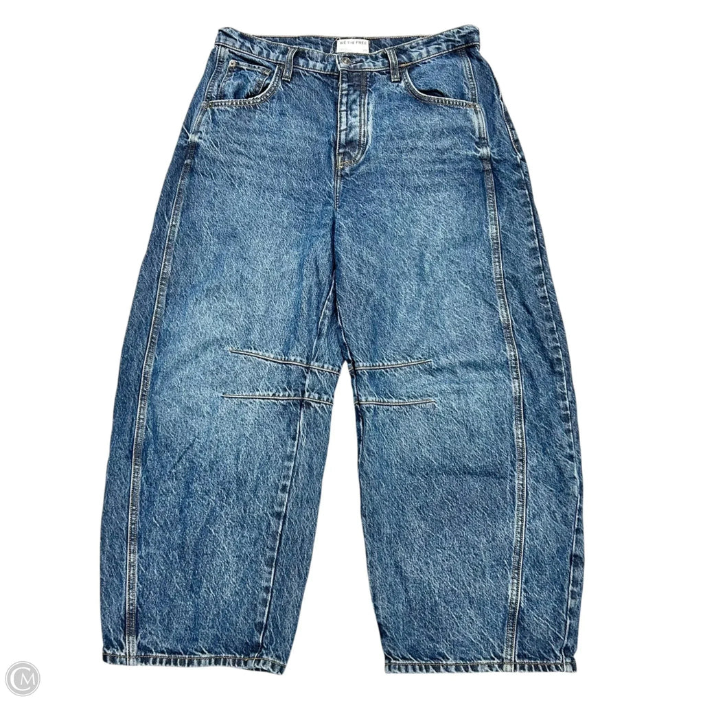Jeans Barrel By We The Free In Blue Denim, Size: 6