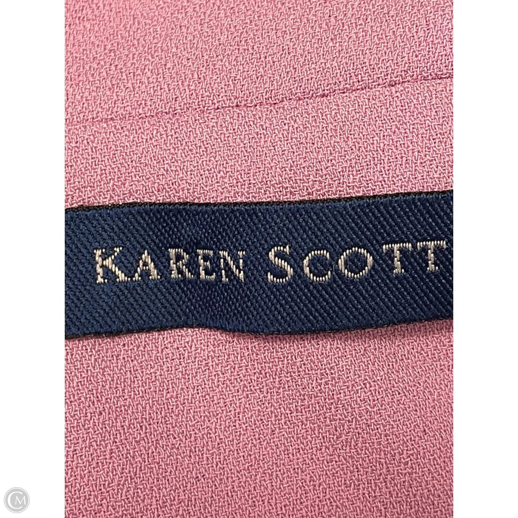 Coat Other By Karen Scott In Purple, Size: 14