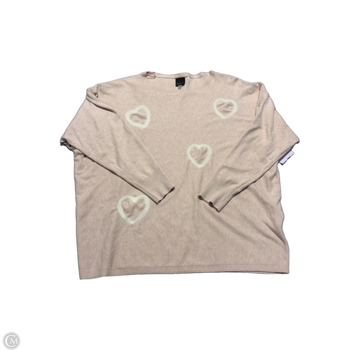 Top Long Sleeve By Aaeda In Pink, Size: 1x
