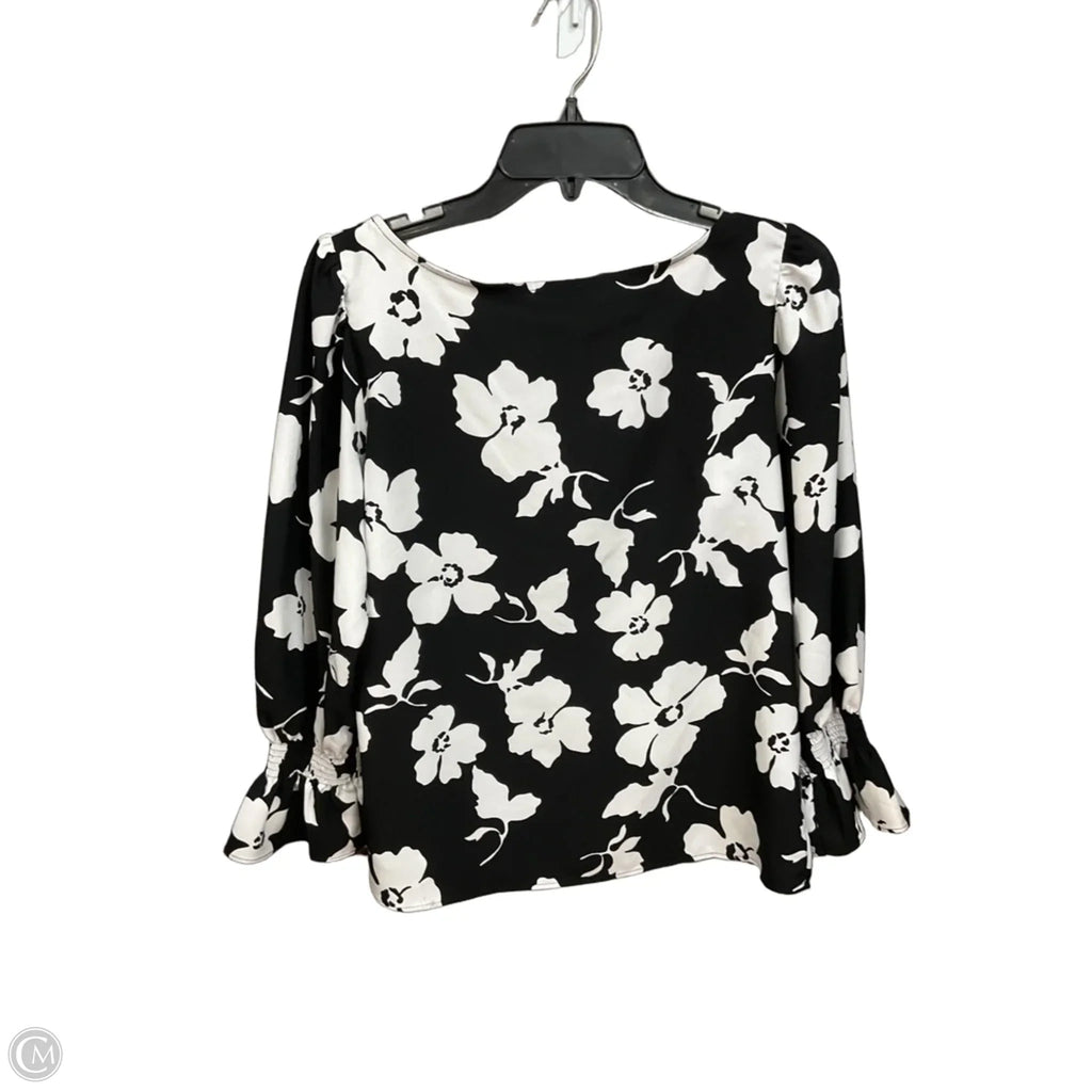 Top Long Sleeve By Ann Taylor In Floral Print, Size: Sp