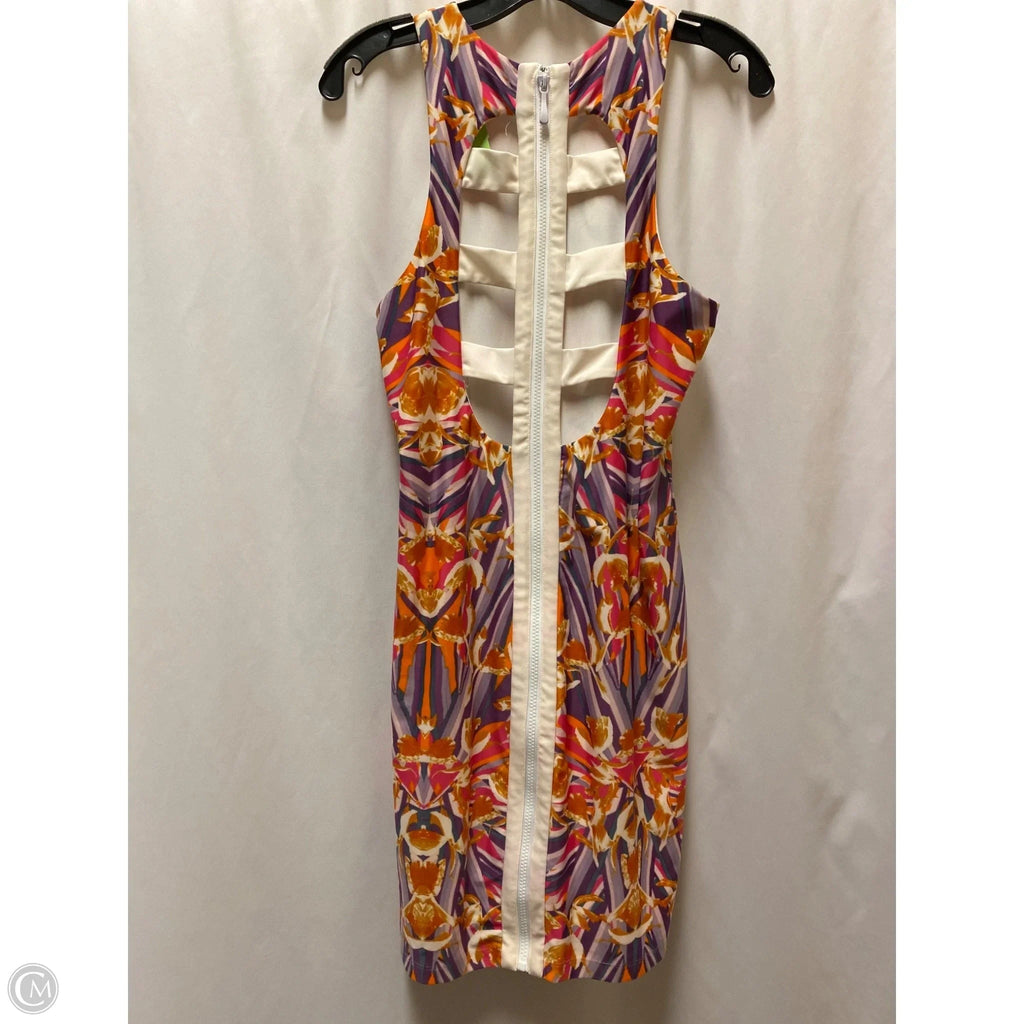 Dress Casual Midi By Bebe In Orange, Size: L