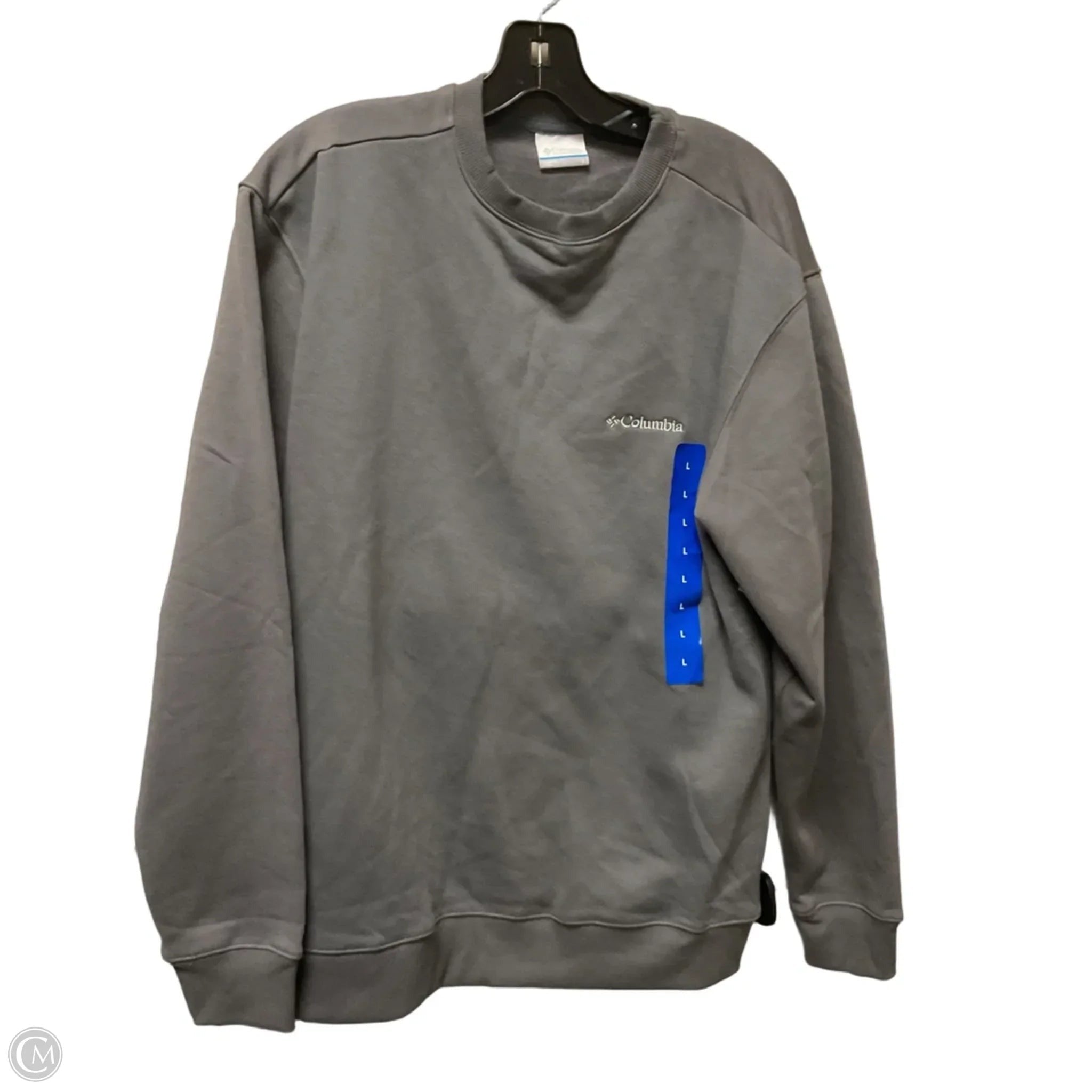 Sweatshirt Crewneck By Columbia In Grey, Size: L