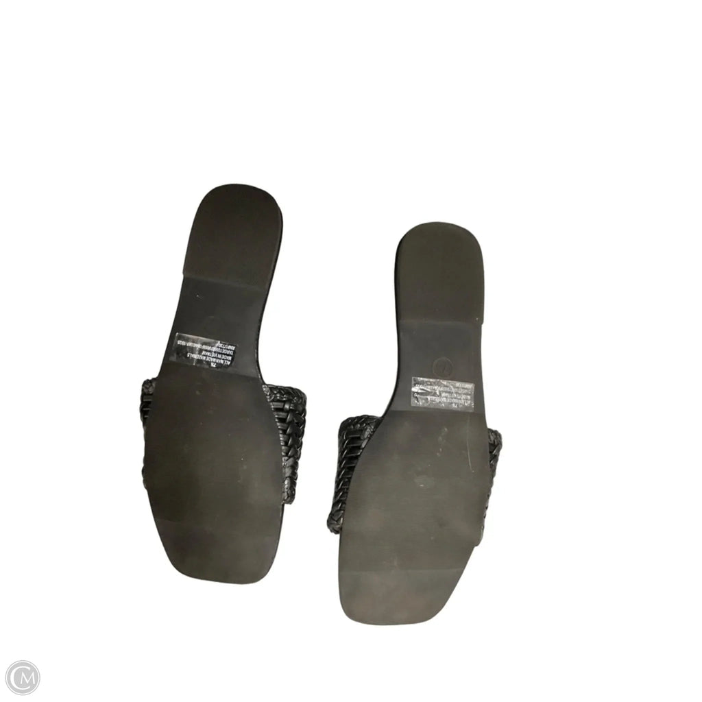 Sandals Flats By A New Day In Black, Size: 7.5