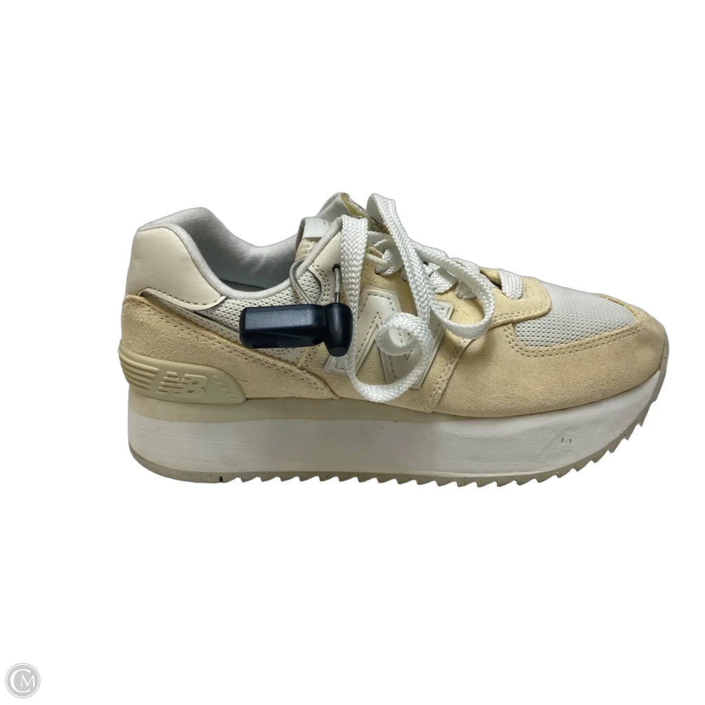 Shoes Sneakers By New Balance In Cream, Size: 8
