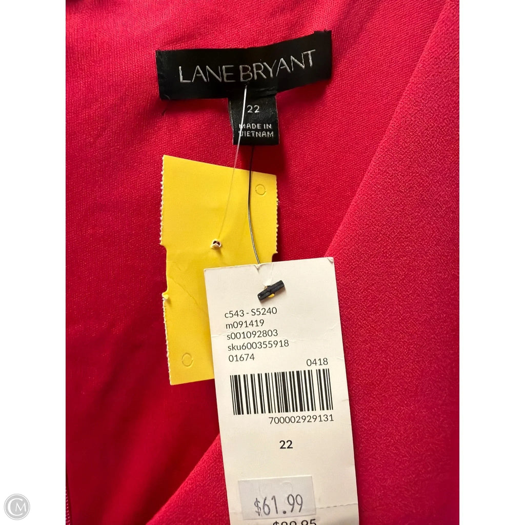 Dress Casual Midi By Lane Bryant In Pink, Size: 2x