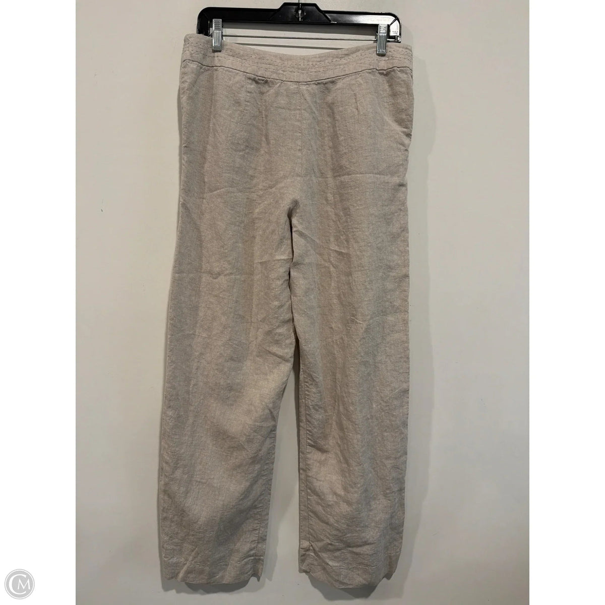 Pants Linen By Kim Rogers In Beige, Size: 12