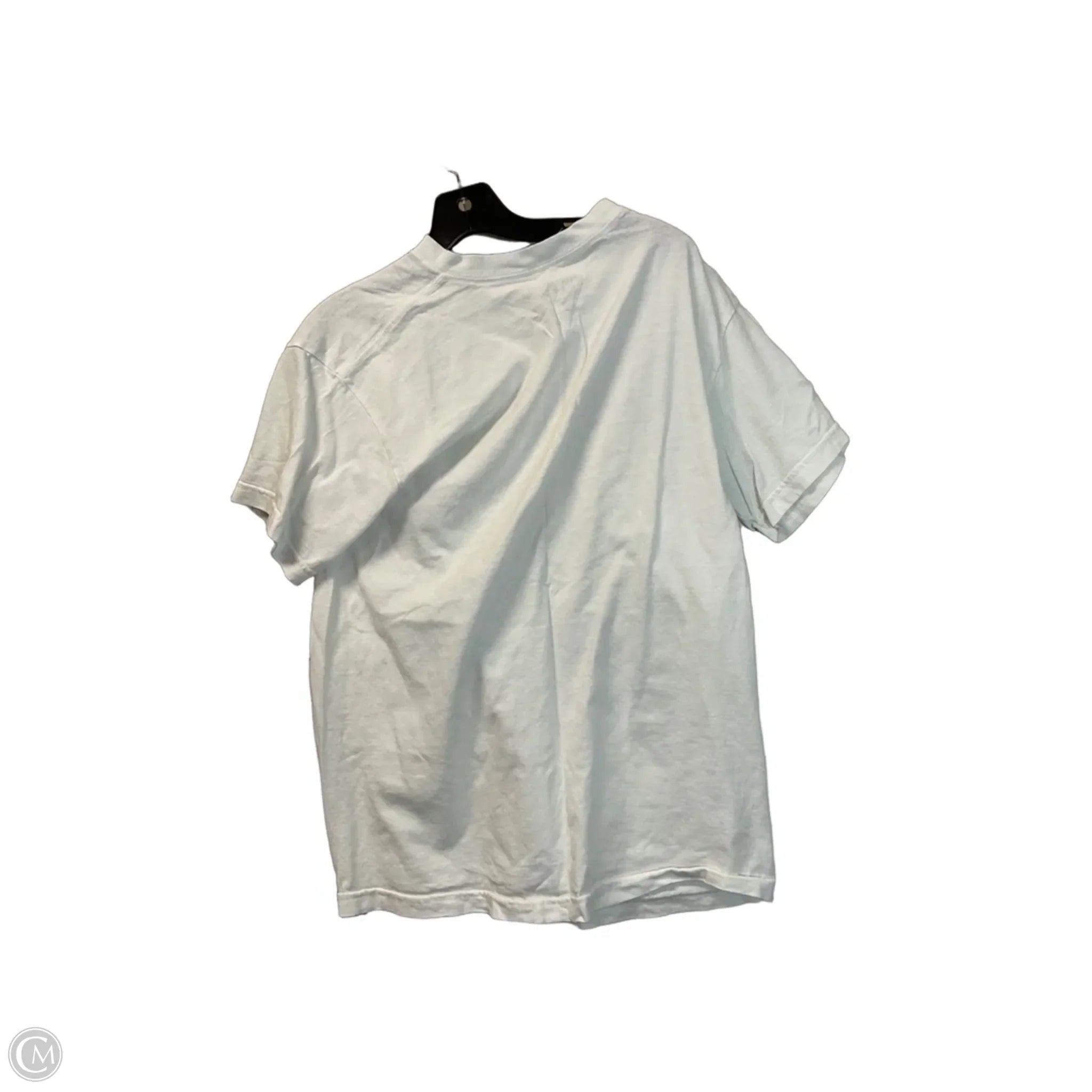 Top Short Sleeve Basic By Clothes Mentor In White, Size: M