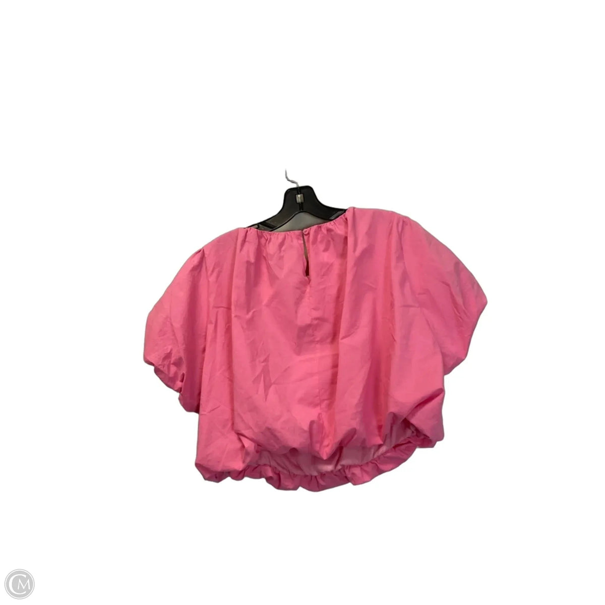 Top Short Sleeve By Fabrik In Pink, Size: L