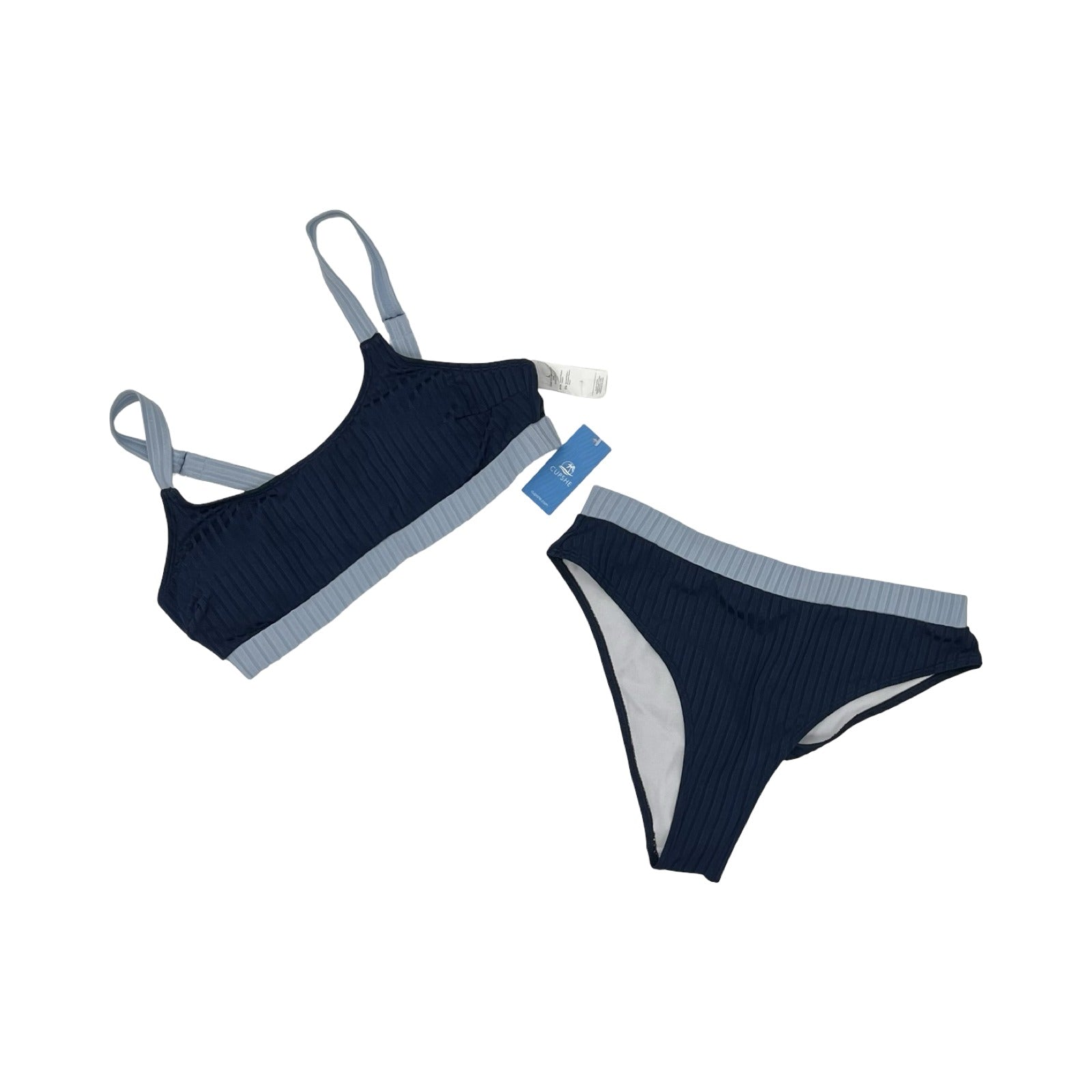 Swimsuit 2Pc By Cupshe In Blue, Size:L