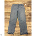 Jeans Straight By Abercrombie And Fitch In Blue Denim, Size: 14
