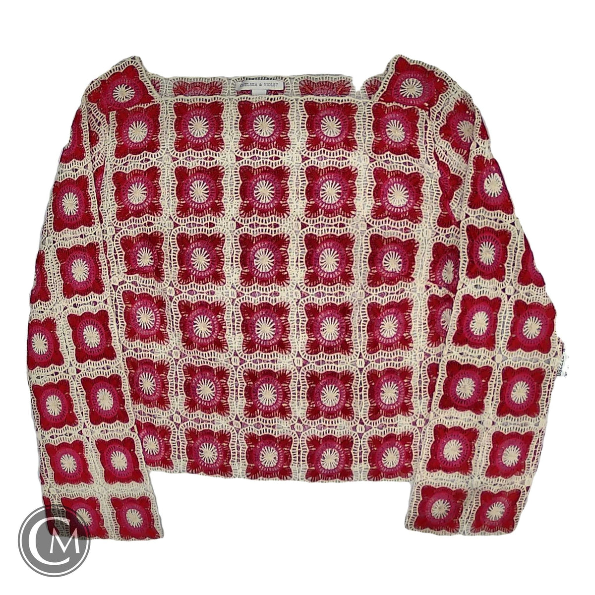 Top Ls By Chelsea And Violet In Pink & Red, Size: Xl