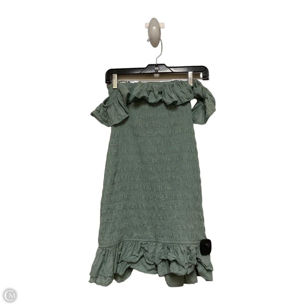 Dress Casual Short By Abercrombie And Fitch In Green, Size: M