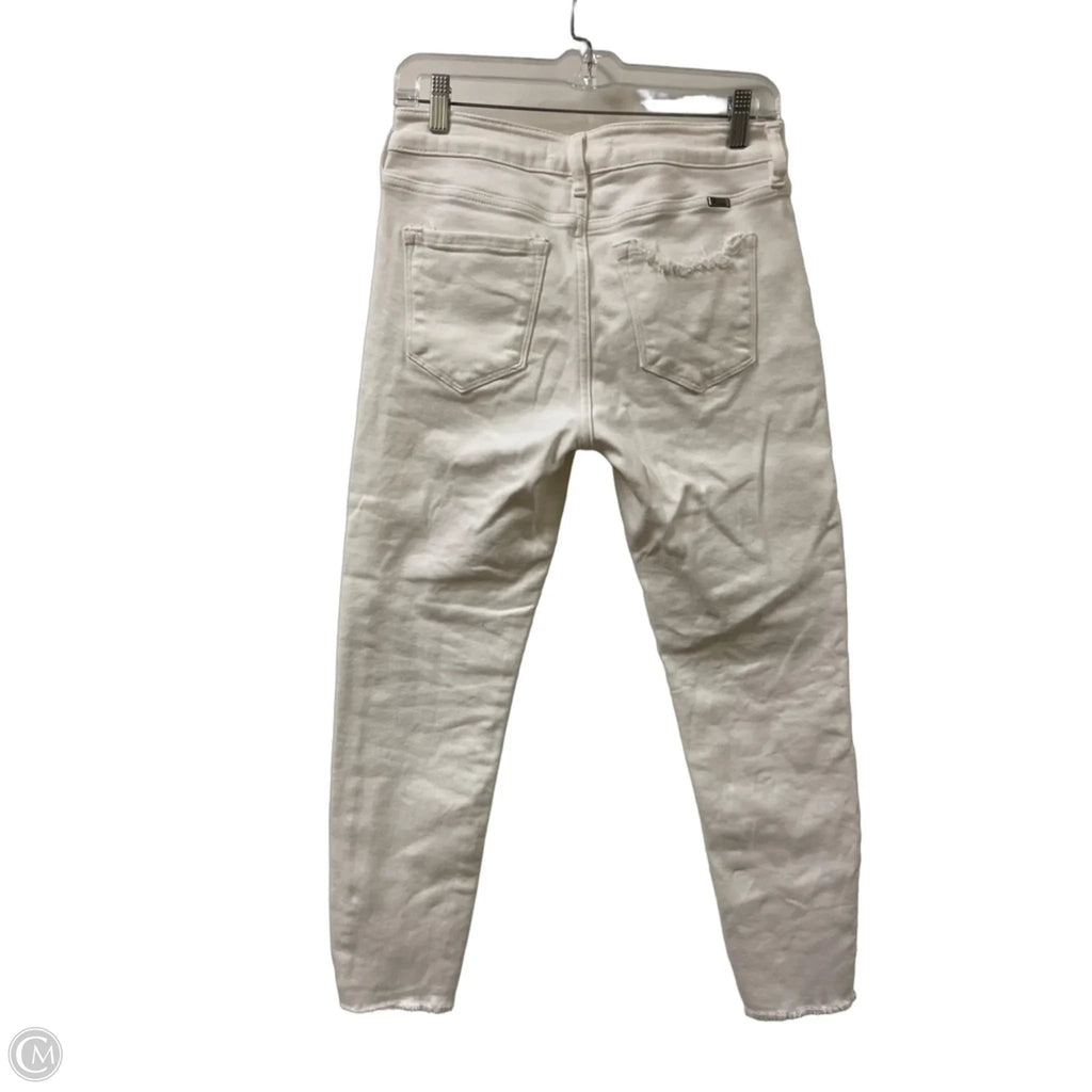 Jeans Skinny By Kancan In White, Size: 8