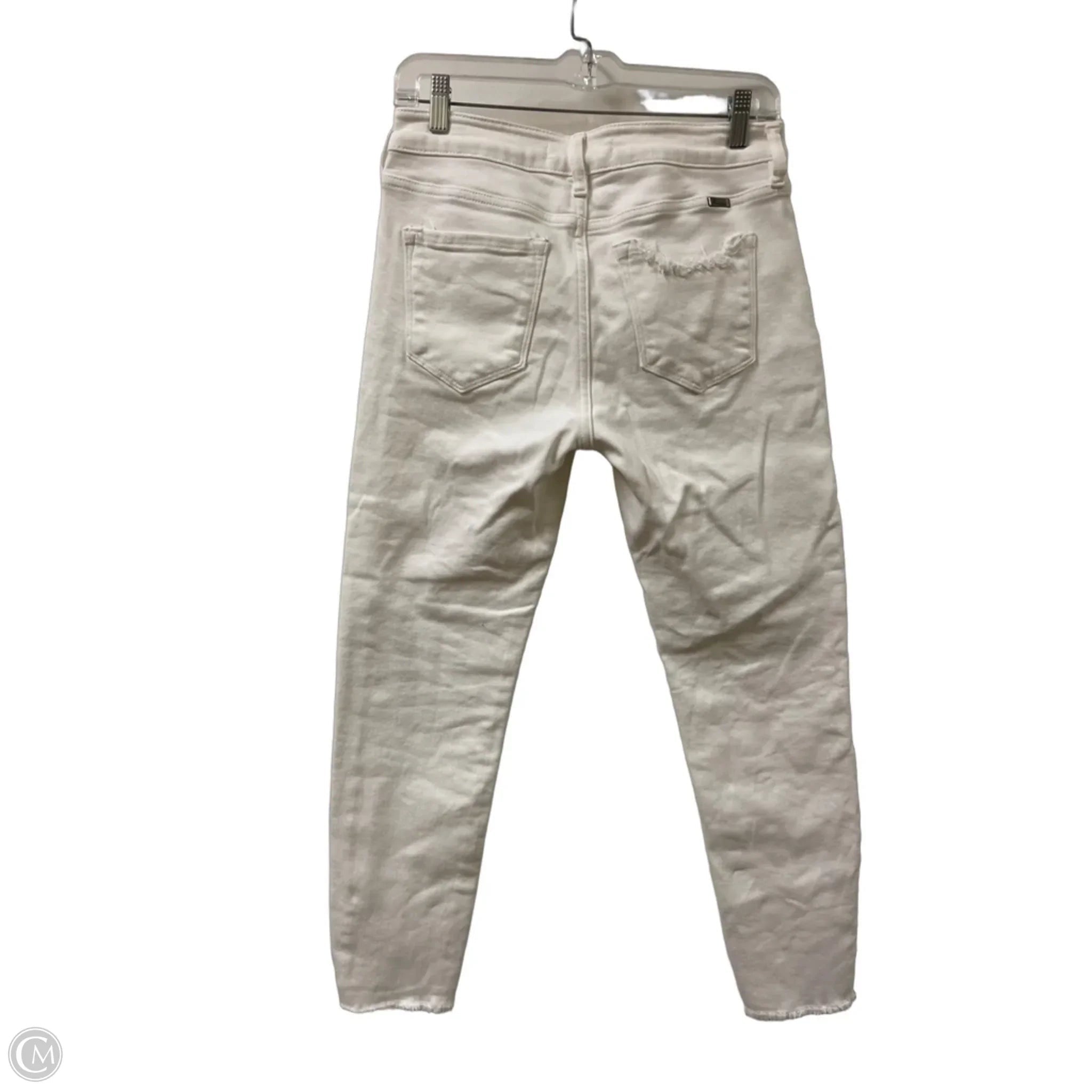 Jeans Skinny By Kancan In White, Size: 8