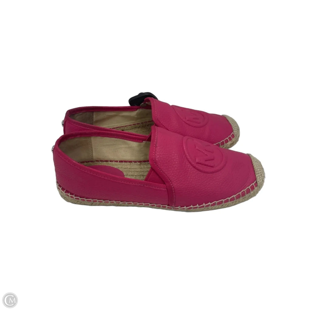 Shoes Designer By Michael Kors In Pink & Tan, Size: 7.5