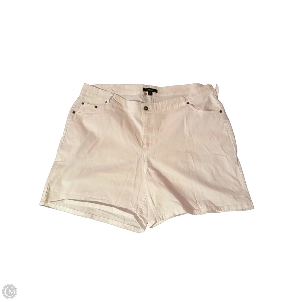 Shorts By Ellos In White, Size: 24