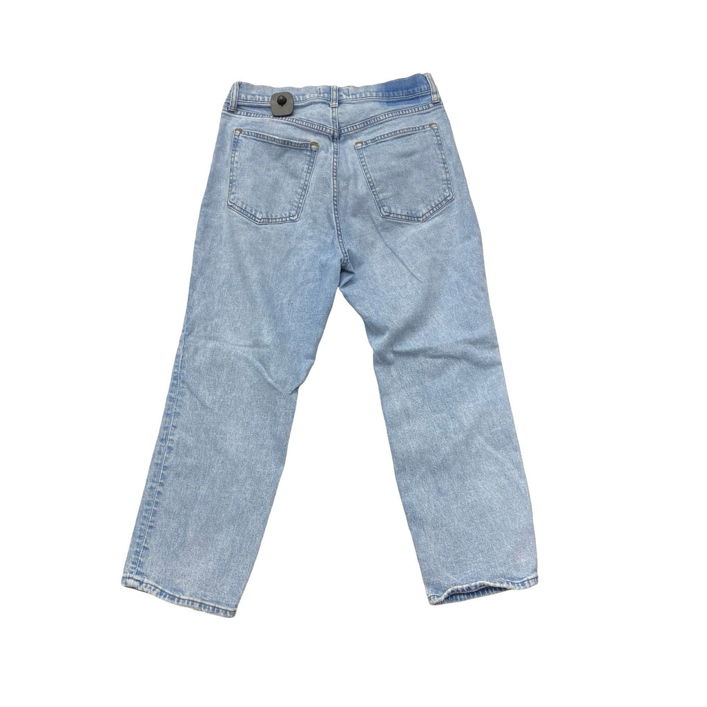 Jeans Straight By Abercrombie And Fitch In Blue Denim, Size:12
