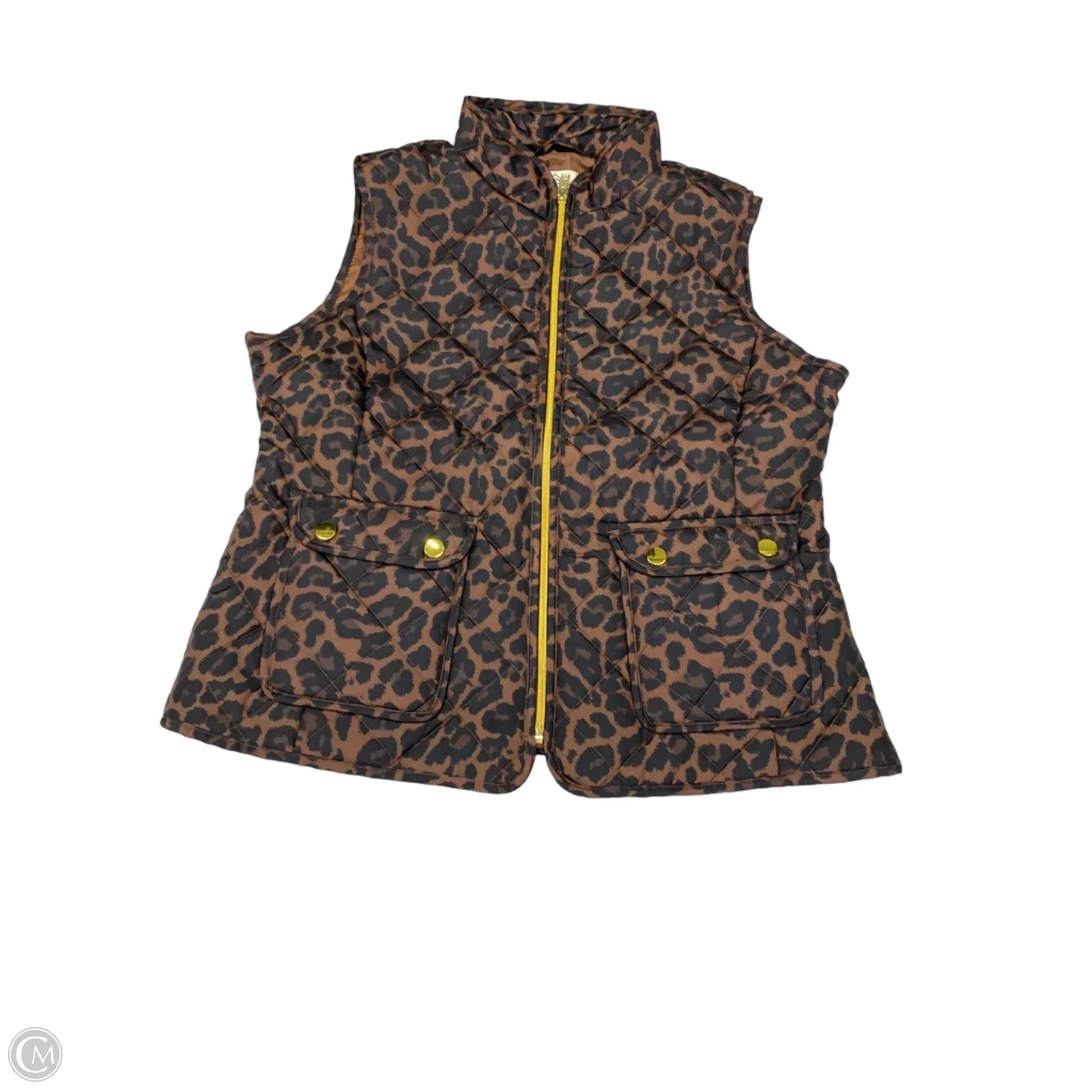 Vest Puffer & Quilted By St Johns Bay In Black & Brown, Size: Sp