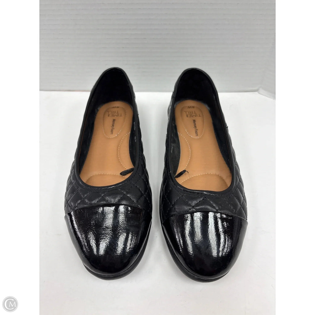 Shoes Flats By Time And Tru In Black, Size: 8