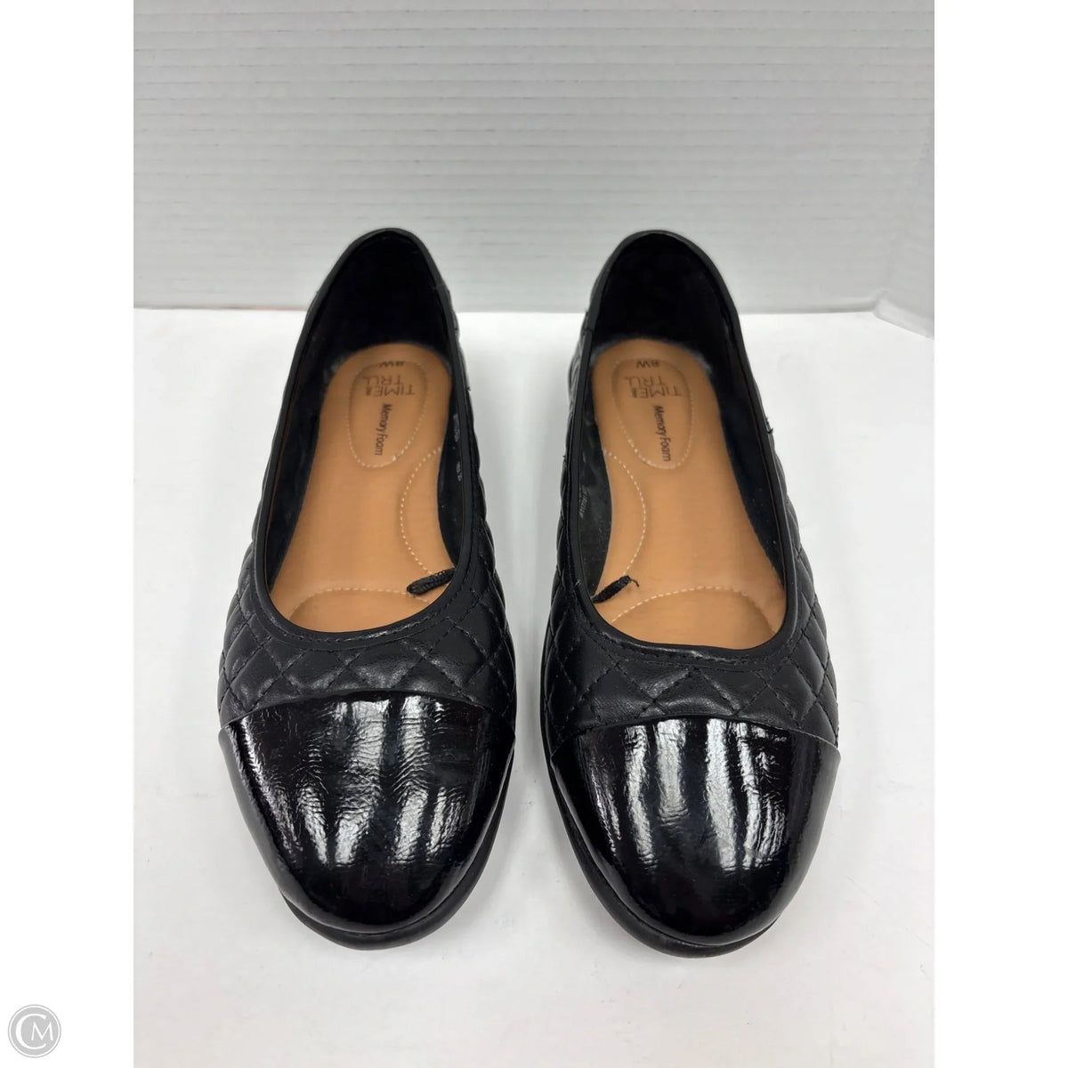 Shoes Flats By Time And Tru In Black, Size: 8