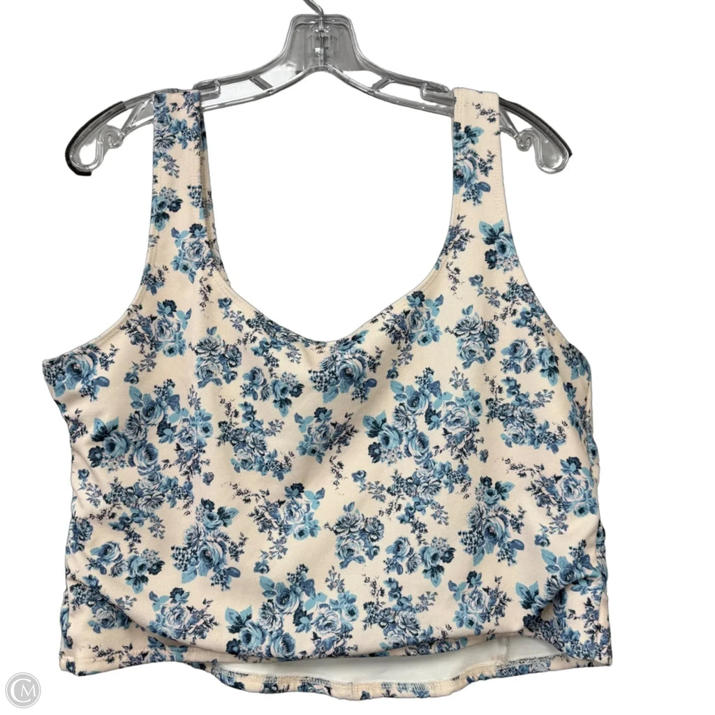 Top Sleeveless By Arula In Floral Print, Size: 2x