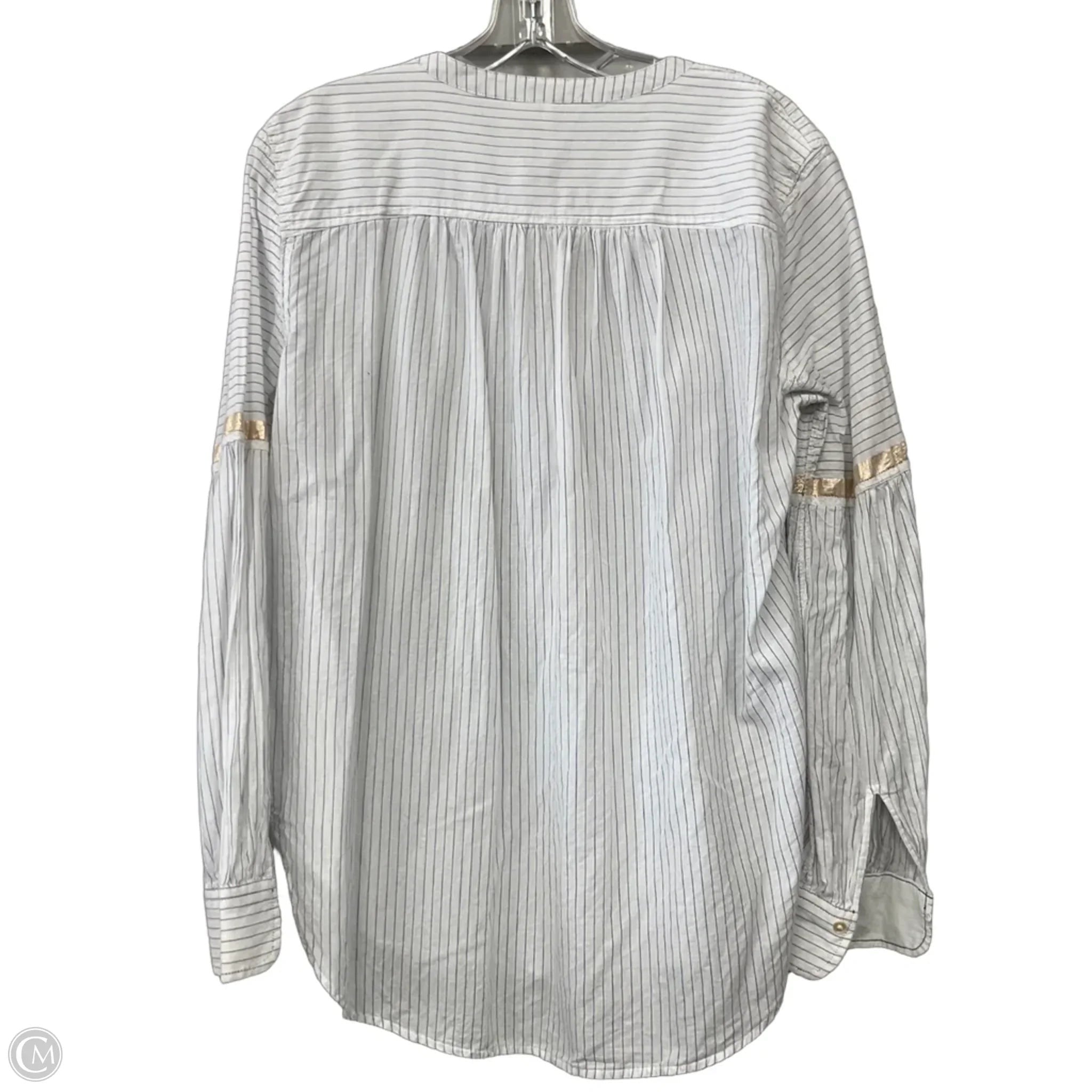 Top Long Sleeve By Free People In White, Size: S