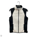 Vest Puffer & Quilted By Eddie Bauer In Black & White, Size: M
