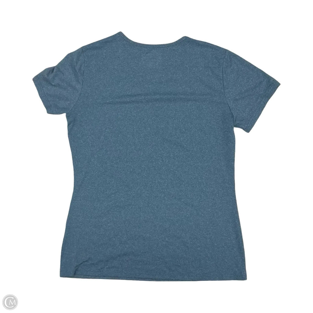 Athletic Top Short Sleeve By 32 Degrees In Blue, Size: L