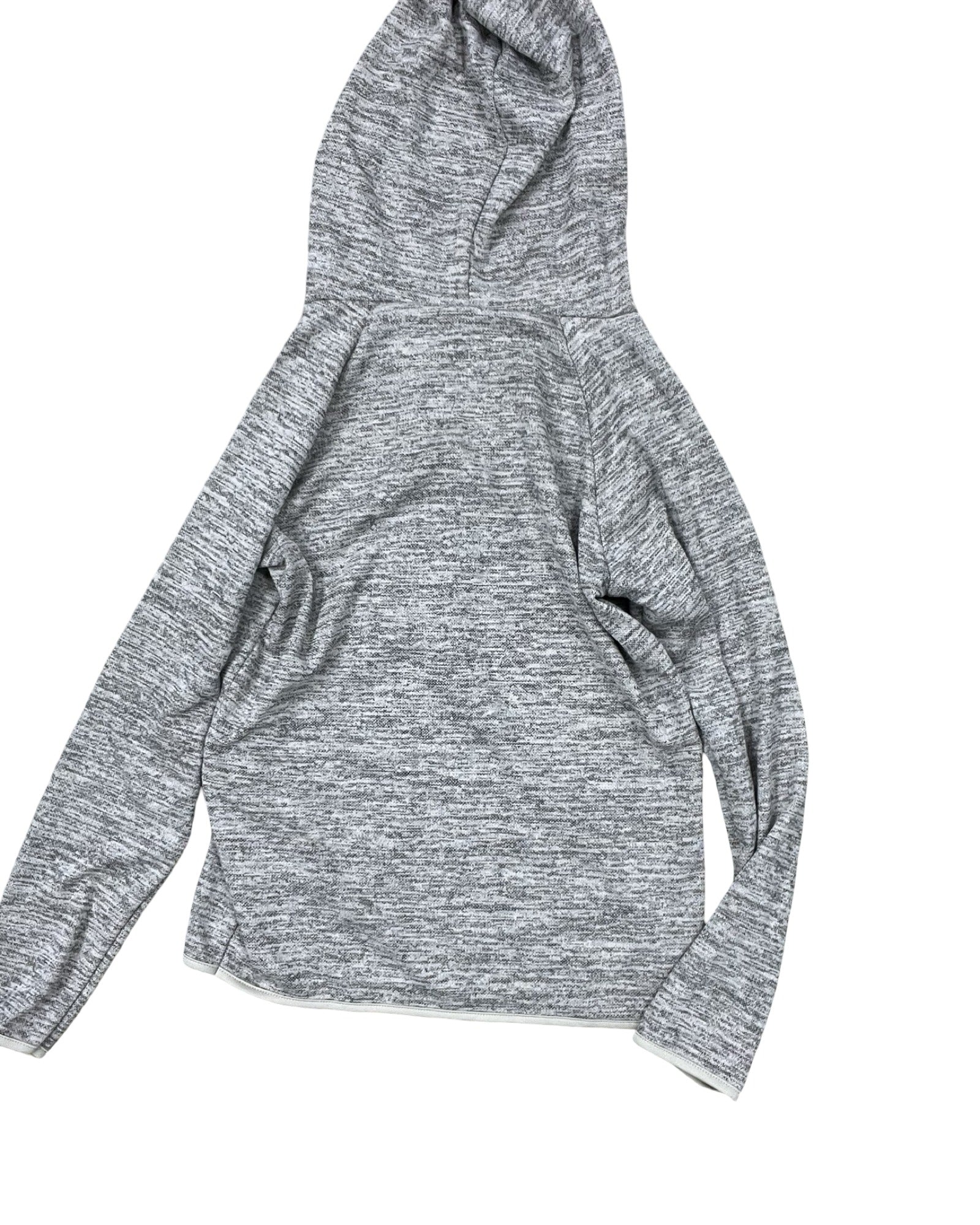 Sweatshirt Hoodie By Clothes Mentor In Grey, Size:L