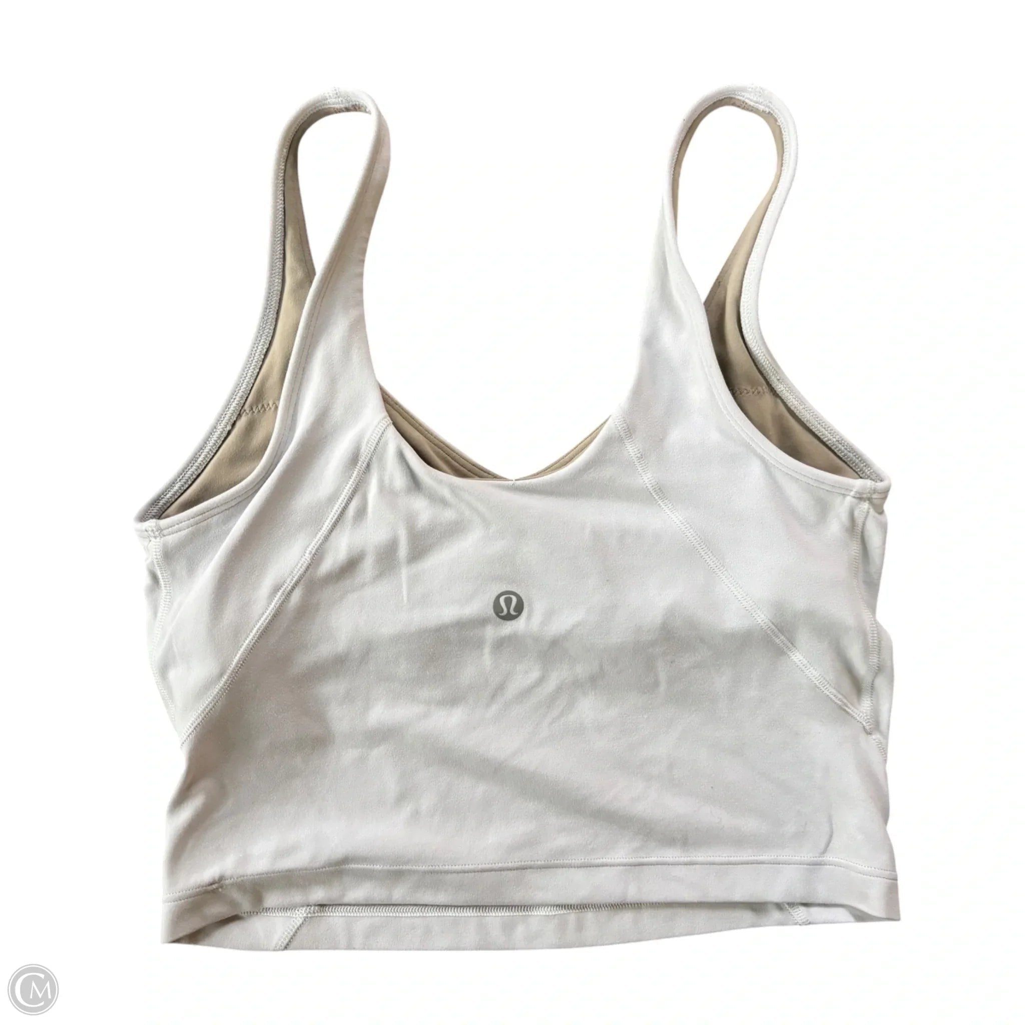 Athletic Sports Bra By Lululemon In Brown & White, Size: S