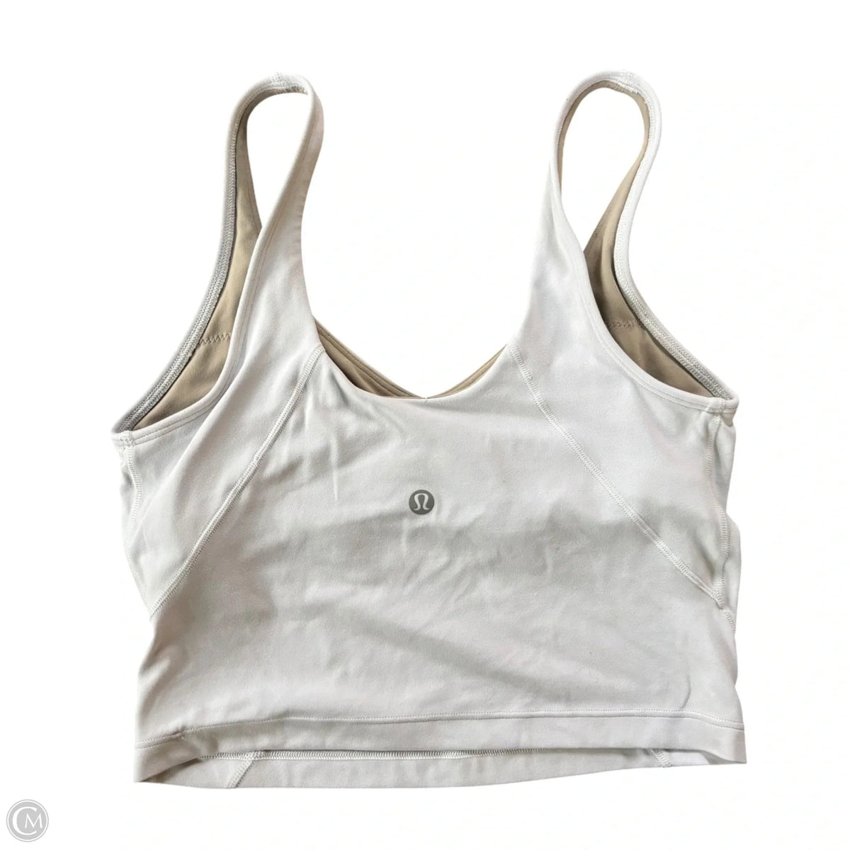 Athletic Sports Bra By Lululemon In Brown & White, Size: S