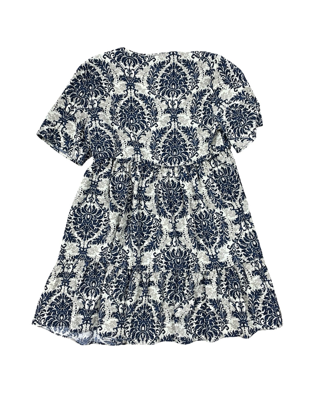Dress Work By Clothes Mentor In Blue & Tan, Size:L