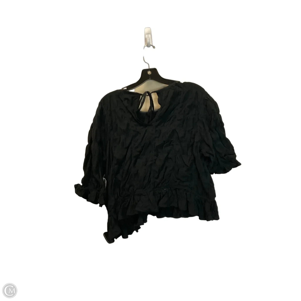 Top Short Sleeve By Future Collective In Black, Size: Xxl